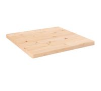 Table Top 60x60x2.5 cm Solid Wood Pine Square Berkfield Home Brown One Size