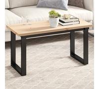 Table Top 90x40x2.5 cm Rectangular Solid Wood Pine Berkfield Home Brown One Size