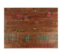 Table Top 90x70x2.5 cm Rectangular Solid Wood Reclaimed Berkfield Home Brown One Size