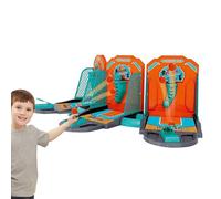 Table Top Basketball Game - Compact Style Hoop Set, Interactive Challenge, Sturdy Base Construction, Easy Assembly Design | Desk Toy For Home, School, Party, And Office Recreation Use