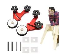 Table Top Bearing Roller Feeder - 1 Pair Roller Bearing for Pressure Feeder | Aluminum Alloy Feeder for Bench Saw Parts, Rul