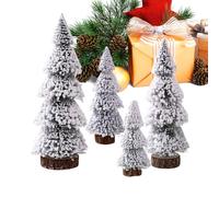 Table Top Christmas Tree, Artificial Cedar Seasonal Decor, Desktop Artificial Christmas Tree, for Home Office Winter Mantel Room Holiday Party Table Centerpiece