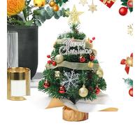 Table Top Christmas Tree - Seasonal Decoration,Desktop Artificial Christmas Tree with Star Topper,for Home Office Winter Mantel Room Holiday Party Table Centerpiece