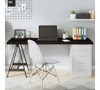 Table Top Dark Brown 160x60x4cm Solid Oak Live Edge Untreated Handcut Raw Plank