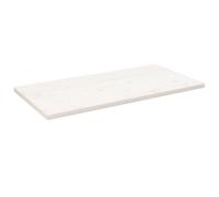 Vidaxl Table Top White 110X60X2.5 Cm Solid Wood Pine Rectangular Table Tops