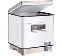 Table Top Dishwasher Free Standing 3 in 1 Drying Dish Wash Machine, Rotary Spray 360° Azimuth Fast, Fruit and Vegetable Cleaning