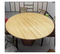 Table Top Extender,6.5ft Solid Wood Round Folding Table, Waterproof Event Table Top Extender for Banquets & Parties, Portable 200CM Table for Home Kitchen & Hall Use