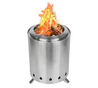 Table Top Fire Pit,Portable Stainless Steel Small Camping Wood Stove Burning Survival Firewood Heating Courtyard Bonfire Stove for Outdoor Indoor Backyard Backpacking Hiking Traveling