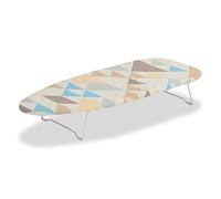 Table Top Iron Board Leightweight Compact Ironing Board Compact Mesh Back and Non-Slip Feet IronBoard Easy Carrying for Camping For Picnic Slim & Easy Storage Folding Legs (Table Top Board (75x35cm))