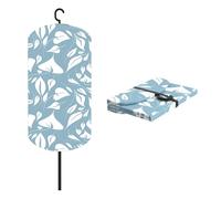 Table Top Ironing Board STANEW,Ironing Mat,41×85cm Small Ironing Boards,Equipped With 360° Rotating,Hooks,Usable In Hanging Mode,Printed Patterns
