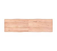 Table Top Light Brown 180x50x(2-6)cm Treated Solid Wood Live Edge