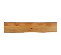 Table Top Solid Mango Wood Oak Finish Live Edge 160x20x2.5cm Handcrafted
