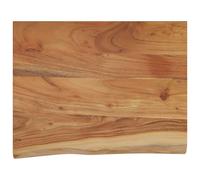 vidaXL Wall Shelf Floating Shelf Rack Rectangular Solid Wood Acacia Live Edge