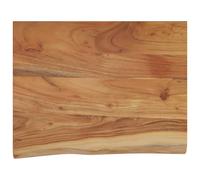vidaXL Wall Shelf Floating Shelf Rack Rectangular Solid Wood Acacia Live Edge