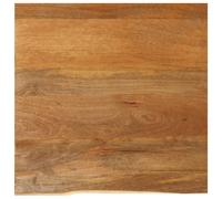 vidaXL Table Top Live Edge 60x60x2.5 cm Solid Wood Mango