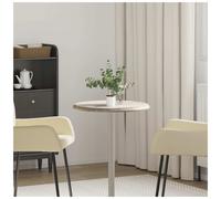 Table Top Marble Grey Round Ø50x2.5 cm Solid Natural Stone Replacement Polished