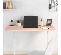 Table Top Natural Oak Solid Wood 100x60x2 cm Untreated Live Edge Handmade Rustic