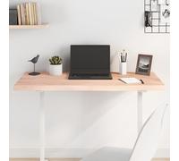 Table Top Natural Rustic Solid Oak 100x60x4cm Untreated Live Edge DIY Wood Slab