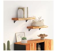 Table Top Natural Solid Acacia Live Edge 160x30x3.8cm Rustic Wood Slab HeavyDuty