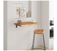Table Top Natural Solid Acacia Wood Live Edge 160x30x3.8 cm Rustic 150kgMaxLoad
