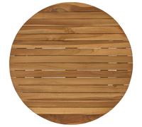 Table Top Natural Solid Teak Wood Home Furniture Garden Dining Surface vidaXL