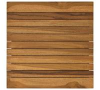 Table Top Natural Solid Teak Wood Home Furniture Garden Dining Surface vidaXL