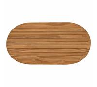 Table Top Natural Solid Teak Wood Modern Surface Dining Indoor Outdoor vidaXL