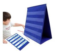 Table Top Pocket Chart, Desktop Display Pocket Chart For Teachers, Self Standing Classroom Organizer For Word Cards, Phonics, Timetable, Teaching Aids