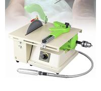Table Top Polishing Machine for Jewelry and Crafts, Mini Table Saw with 50mm Platform Cutting, Gemstone Equipment for DIY Projects (110V)