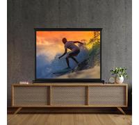 Table Top Projector Screen 20" 30" 40" 50" Mini Projector Movie Screen, Mobile Stand Projection, Retractable Pull Up Screen(16:9,20inch)