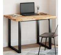 Table Top Rectangular 100x80x4 cm Solid Wood Acacia Berkfield Home Brown One Size