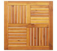 Table Top Ø70x2 cm Round Solid Wood Acacia