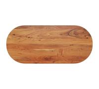 (natural, 110 x 50 x 3.8 cm/solid rough mango wood) vidaXL Table Top Replacement Board Dining Table Top Wooden Furniture Top Oval