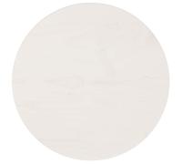 vidaXL Table Top Wooden Desk Top Dining Table Top Round White Solid Wood Pine