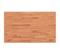 (brown, 100 x 60 x 1.5 cm) vidaXL Table Top Replacement Dining Table Top Rectangular Solid Wood Beech
