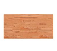 vidaXL Table Top 100x50x4 cm Rectangular Solid Wood Beech