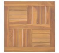 (50 x 50 x 2.5 cm) vidaXL Table Top Replacement Table Top Coffee Dining Table Top Solid Wood Teak