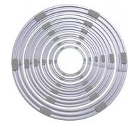 Table Top Rotating Bearing Turntable Aluminium Alloy Stainless Steel Rotating Turntable Bearing White Multiple Sizes(20in/50cm)