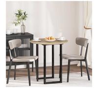 Table Top Round 70x70x1.5 cm Sonoma Oak Engineered Wood Outdoor Minimalist Cozy