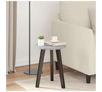 Table top Round Concrete Grey 30x30x1.5cm Engineered Wood Outdoor Minimal Dining