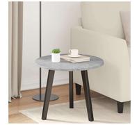 Table Top Round Concrete Grey 50x50cm Engineered Wood Outdoor Minimalist Durable