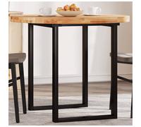 Table Top Round Natural Acacia Ø90x4 cm Solid Wood Unfinished Desktop For DIY