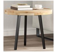 Table Top Round Natural Solid Acacia Wood Ø50 x 4 cm Untreated Bistro Top Dining