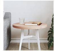 Table top Round solid beech wood light brown Ø40x2.5cm Side/Bar replacement top