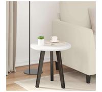 Table Top Round White 40x40x1.5cm Engineered Wood Outdoor Modern Minimal Durable