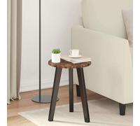 Table Top Smoked oak Ø 30 x 1.5 cm Engineered Wood