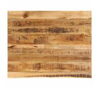 Table Top Solid Acacia Natural Live Edge 90x80x2.5cm Rustic Wood Slab DurableTop