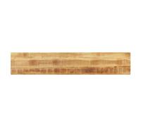 Table top Solid Mango Wood Oak Finish 160x40x3.8cm Rustic Natural Grain 18.5kg+