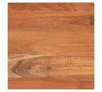 Table Top Solid Mango Wood Oak Finish 60x60x2.5 cm Rustic Natural for Dining Use