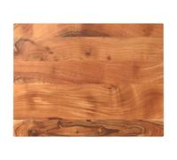 Table Top Solid Mango Wood Oak Finish 70x60x3.8cm Rustic Dining Surface Kitchen
